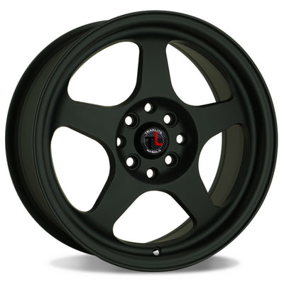 Traklite Wheels Burn Matte Black Wheel