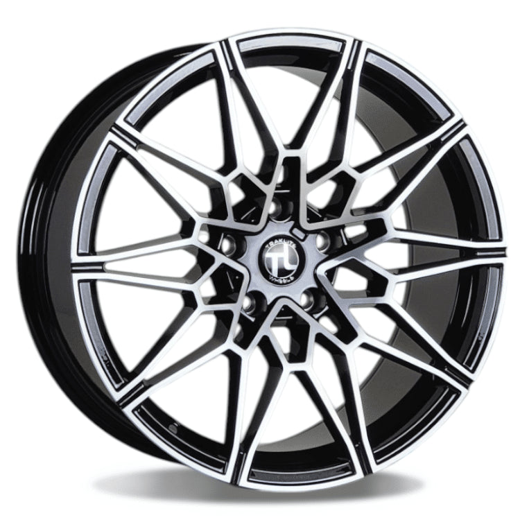 Traklite Wheels Mesh Black Machined Wheel