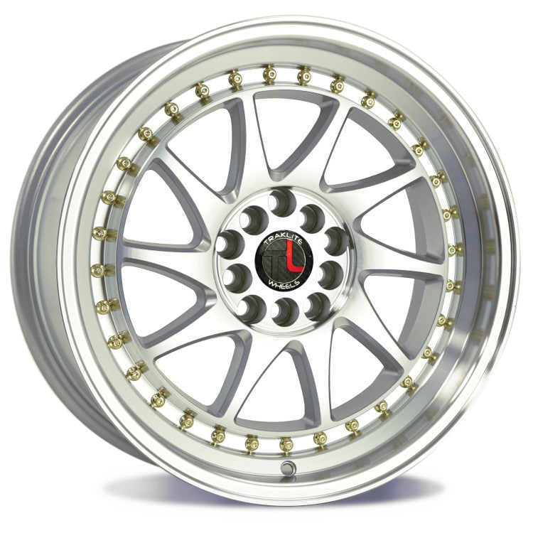 Traklite Wheels Turbo Silver Machined wheel