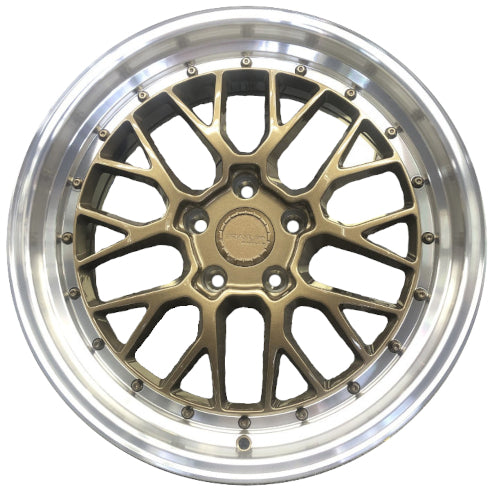 Traklite Wheels Turbulance Bronze Polished Wheel