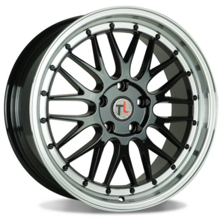 Traklite Wheels Turbulance Black Machined Wheel