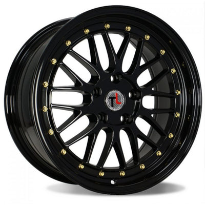 Traklite Wheels Turbulance Black Wheel