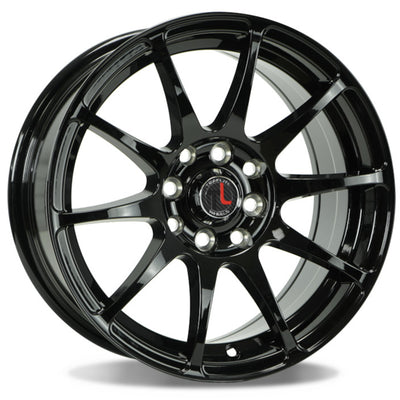 Traklite Wheels Vortex Gloss Black Wheel