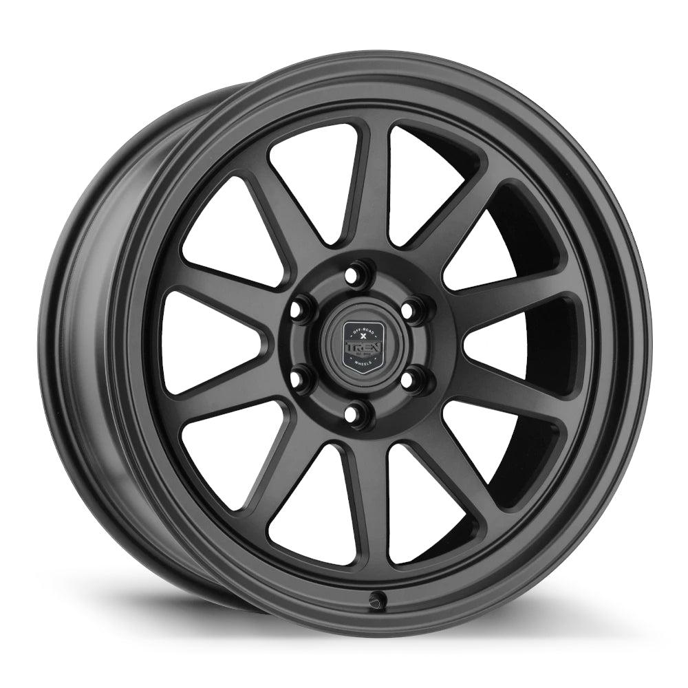 Trex T100 Matte Gunmetal Wheel
