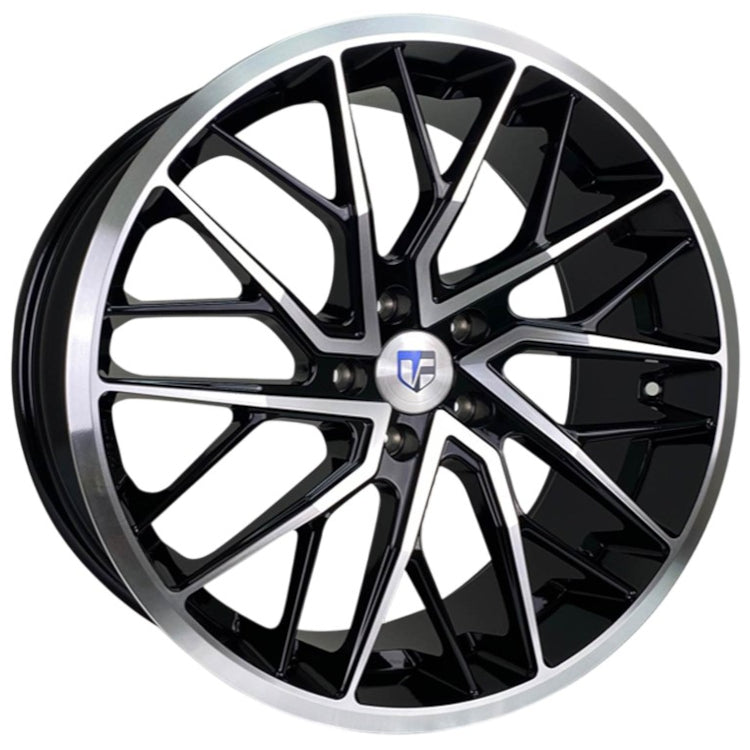 Truform TF-105 Black Machined Wheel