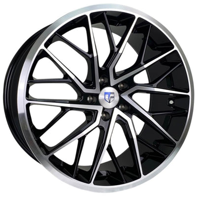 Truform TF-105 Black Machined Wheel