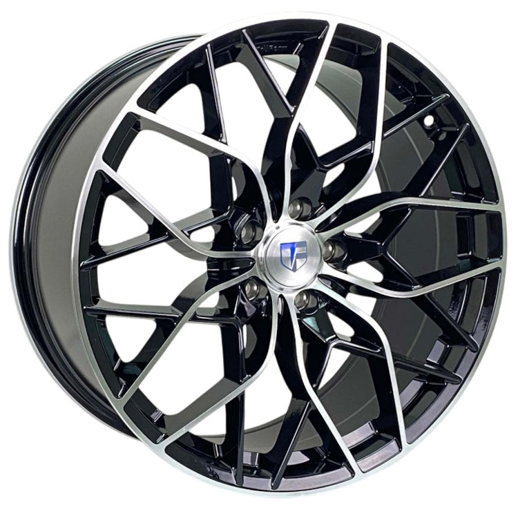 Truform TF-106 Black Machined Wheel