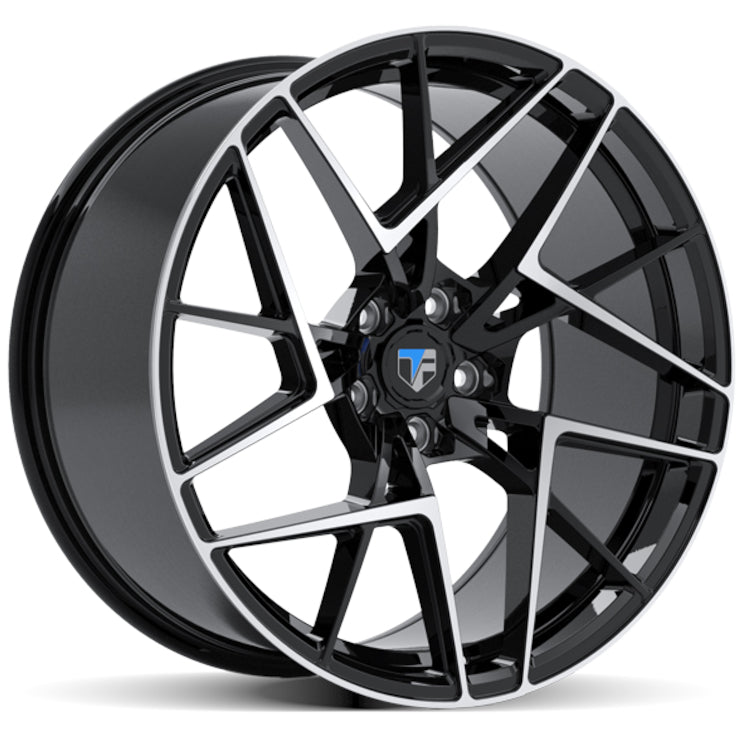 Truform TF-108 Black Machined Wheel