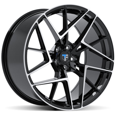 Truform TF-108 Black Machined Wheel