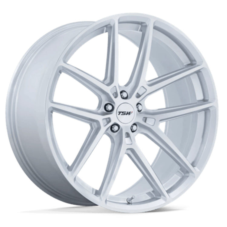 TSW Imola Silver Machined Wheel
