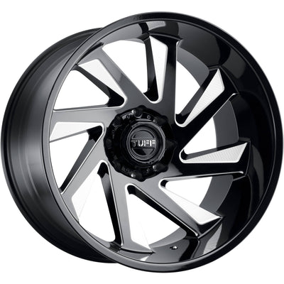 Tuff T1B Black Milled Wheel