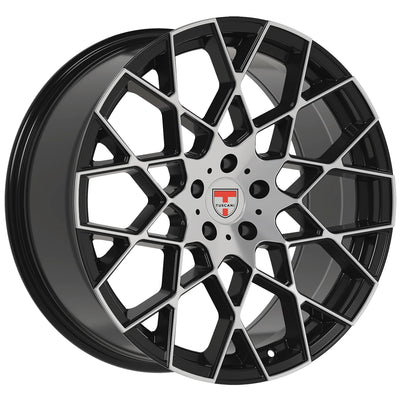 Tuscani 203 Black Machined Wheel
