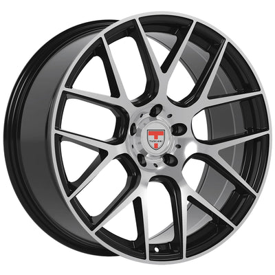 Tuscani 204 Black Machined Wheel