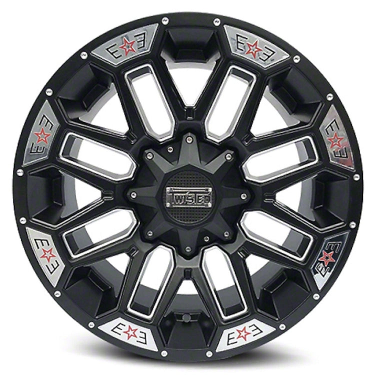Twisted Offroad Ranger Black Milled Wheel