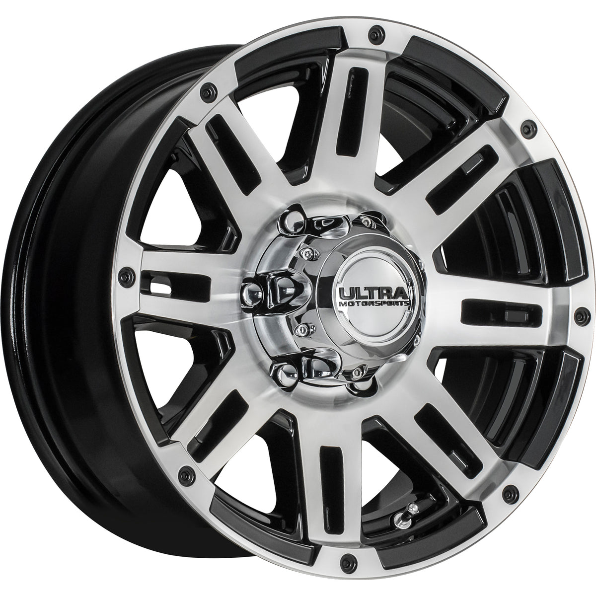 Ultra Machine Trailer Black Machined Wheel