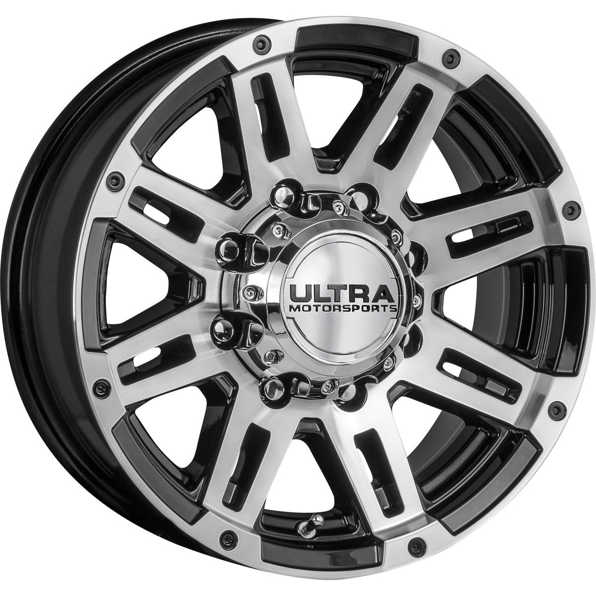 Ultra Machine Trailer Black Machined Wheel