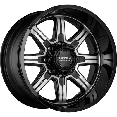 Ultra Menace Black Machined Wheel