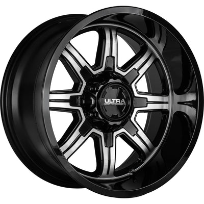 Ultra Menace Black Machined Wheel