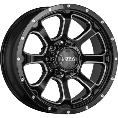 Ultra Nemesis Black Milled Wheel