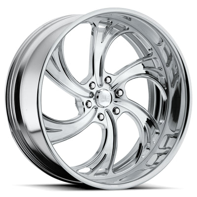 US Mags Cheyenne 6 2 Piece Forged Polished Wheel