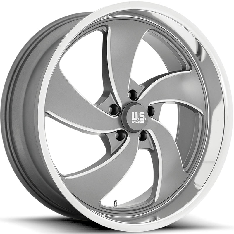 US Mags Desperado 5 Anthracite Milled Wheel