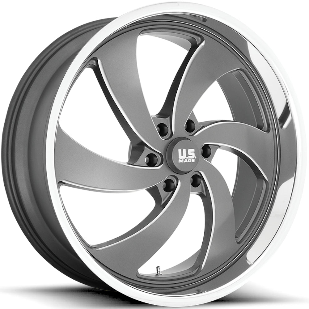 US Mags Desperado 6 Anthracite Milled Wheel