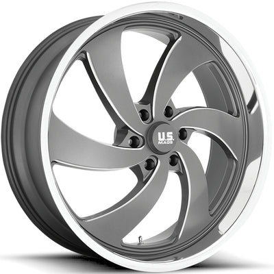 US Mags Desperado 6 Anthracite Milled Wheel