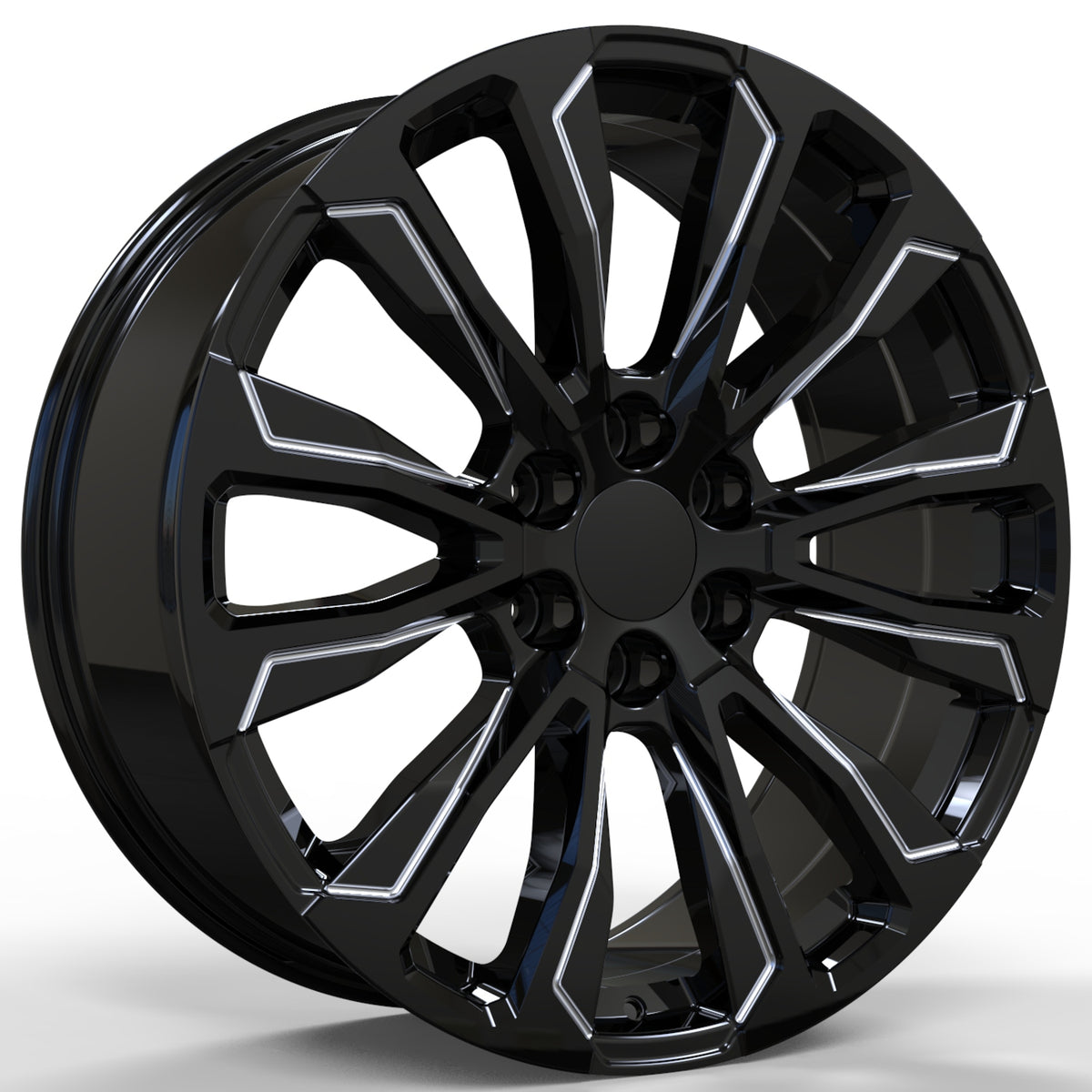 USA Replica 2119 Black Milled Wheel