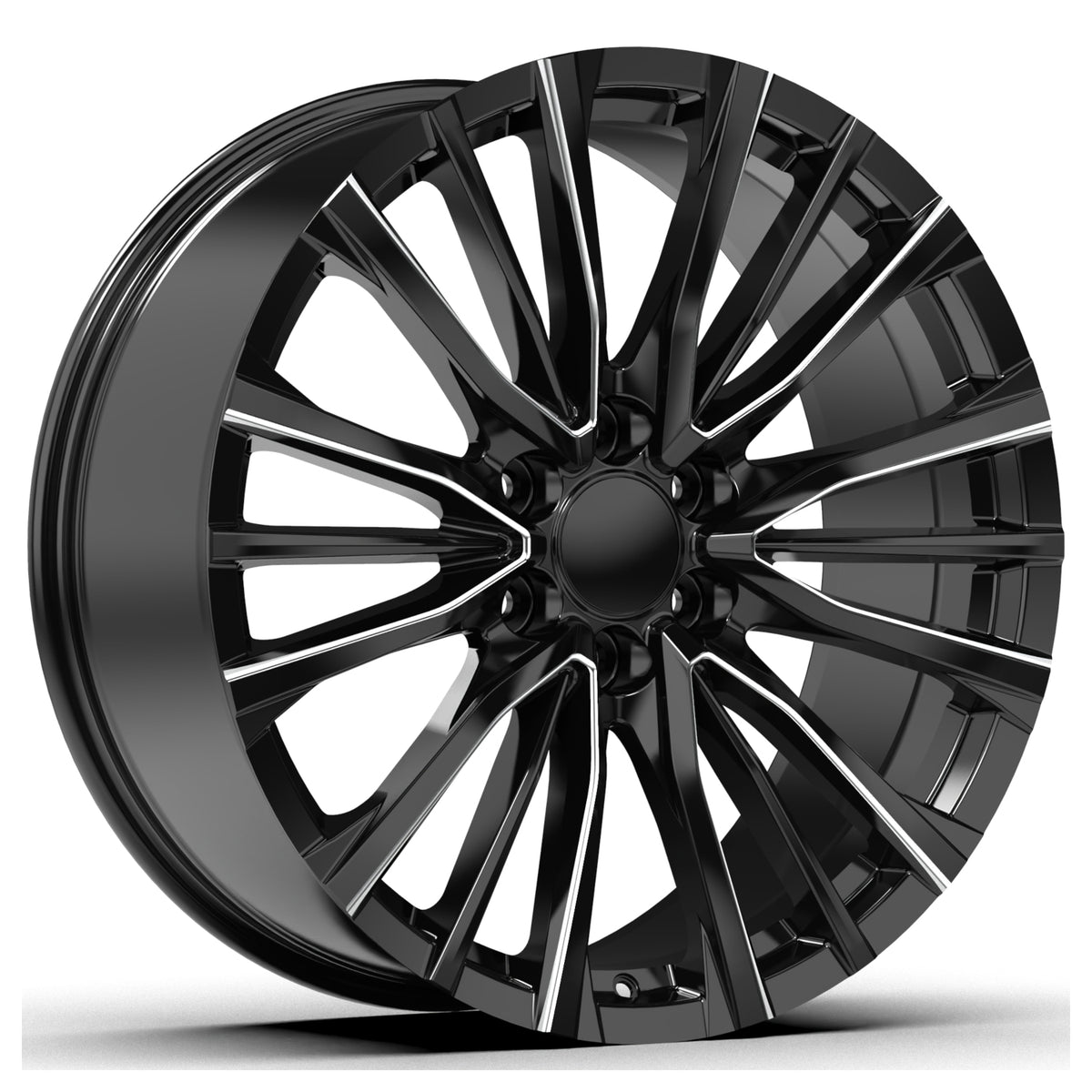 USA Replica 2143 Black Milled Wheel