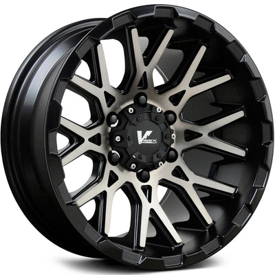 V-Rock Recoil X Black Machined Wheel