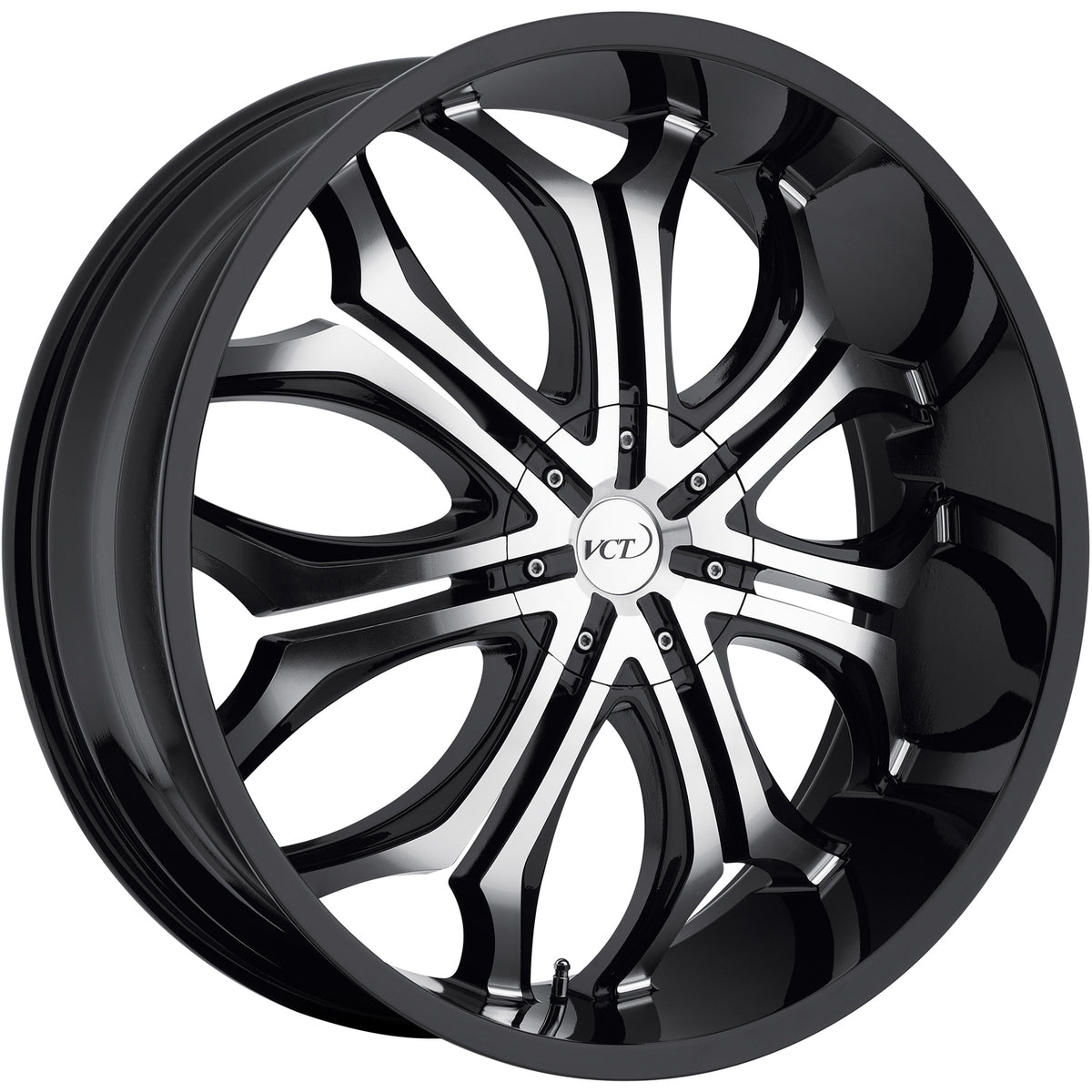 VCT Godfather Black Machined Wheel