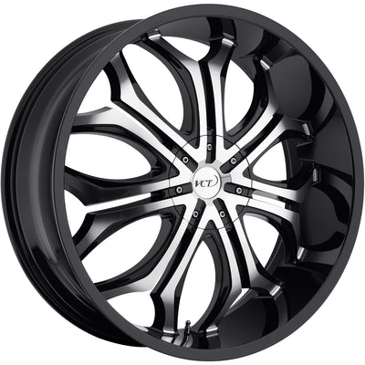 VCT Godfather Black Machined Wheel