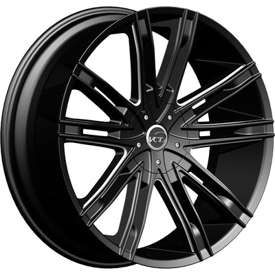 VCT V28 Black Milled Wheel