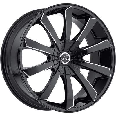 VCT V48 Black Milled Wheel