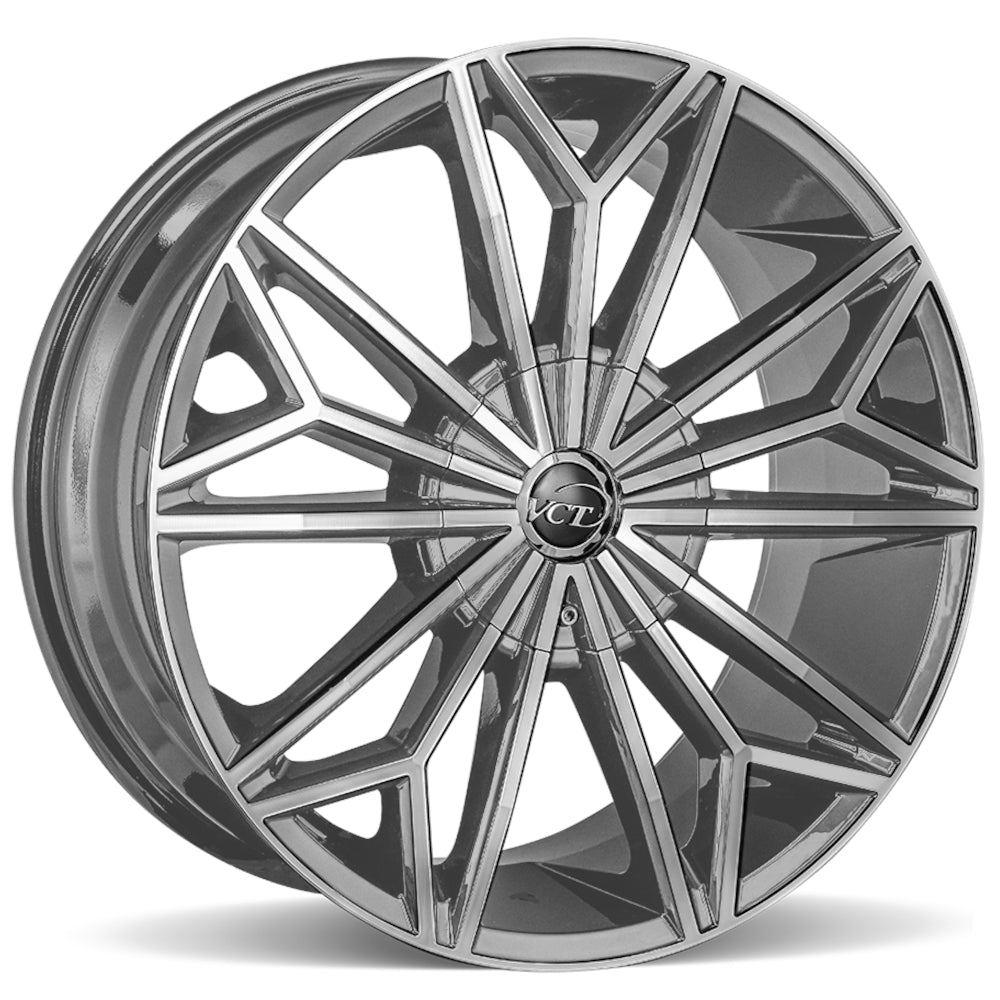VCT Viper Silver Machined Wheel