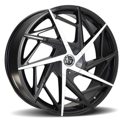 VCT Warlock Black Machined Wheel