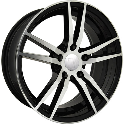 Velocity VW20-M Black Machined Wheel