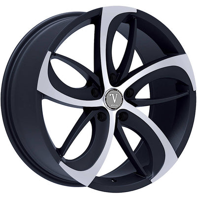 Velocity VW26A-M Black Machined Wheel