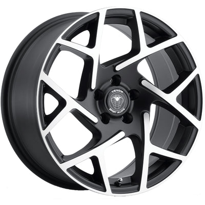 Venom 31 Black Machined Wheel