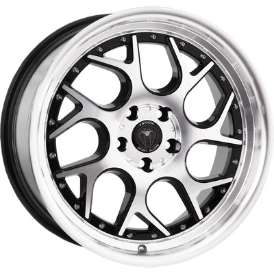 Venom 33 Black Machined Wheel