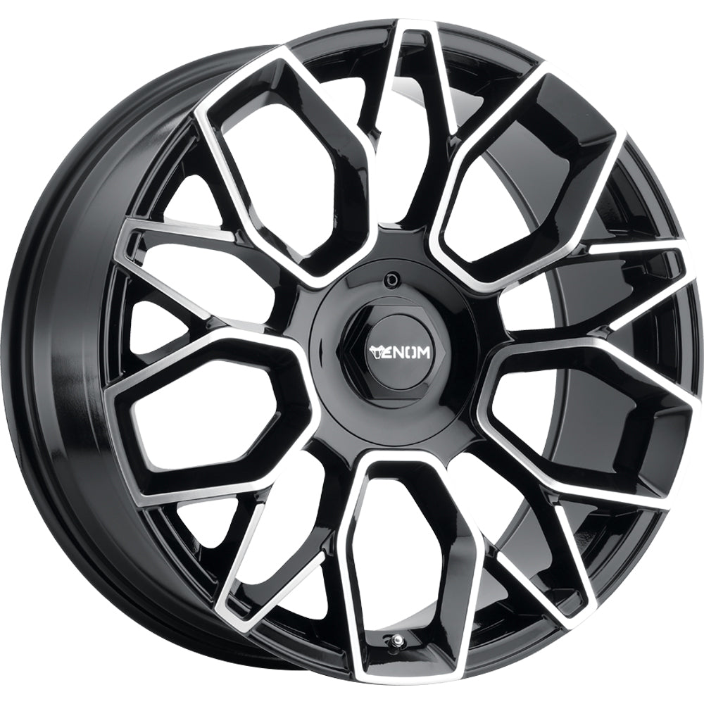 Venom 36 Black Machined Wheel