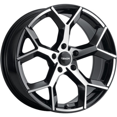 Venom 37 18x8.5 +35mm Gloss Black Machined Face