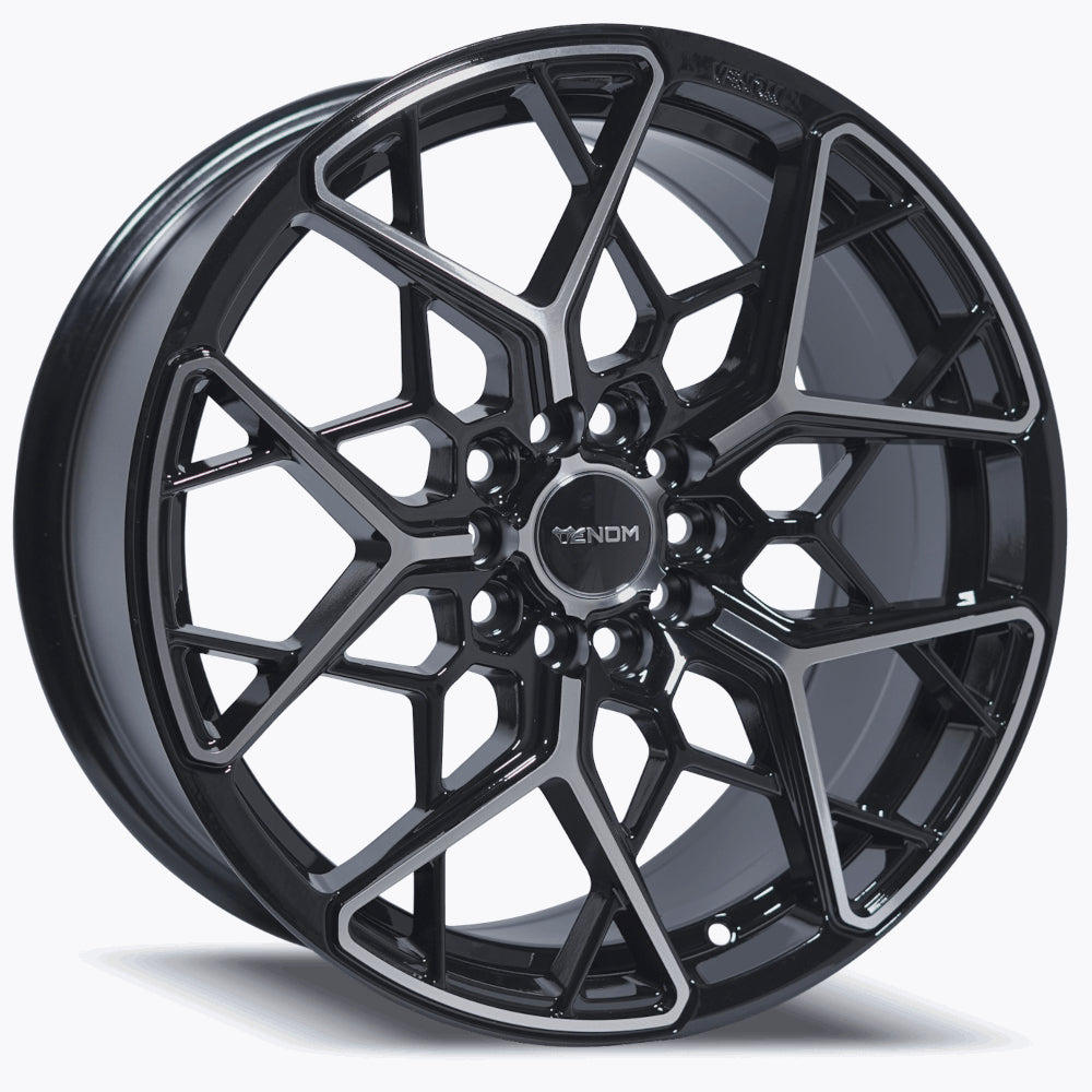 Venom 46 Black Machined Wheel
