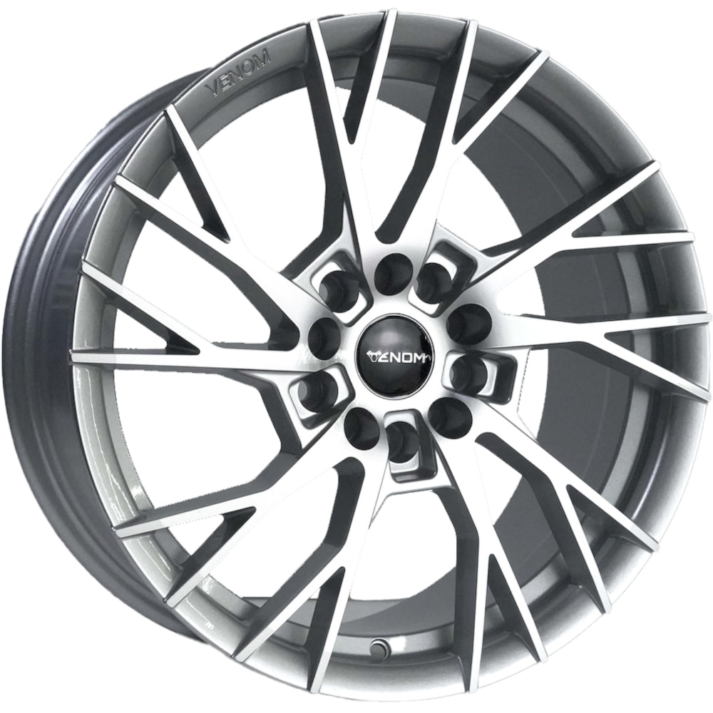 Venom 49 Silver Machined Wheel