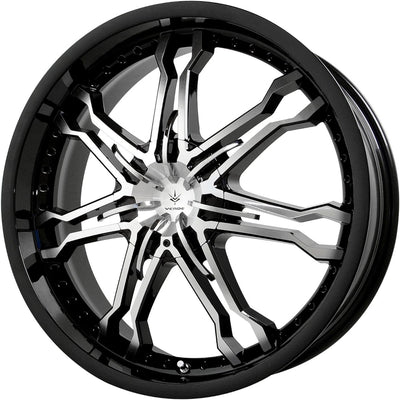 Verde Calibre Black Machined Wheel