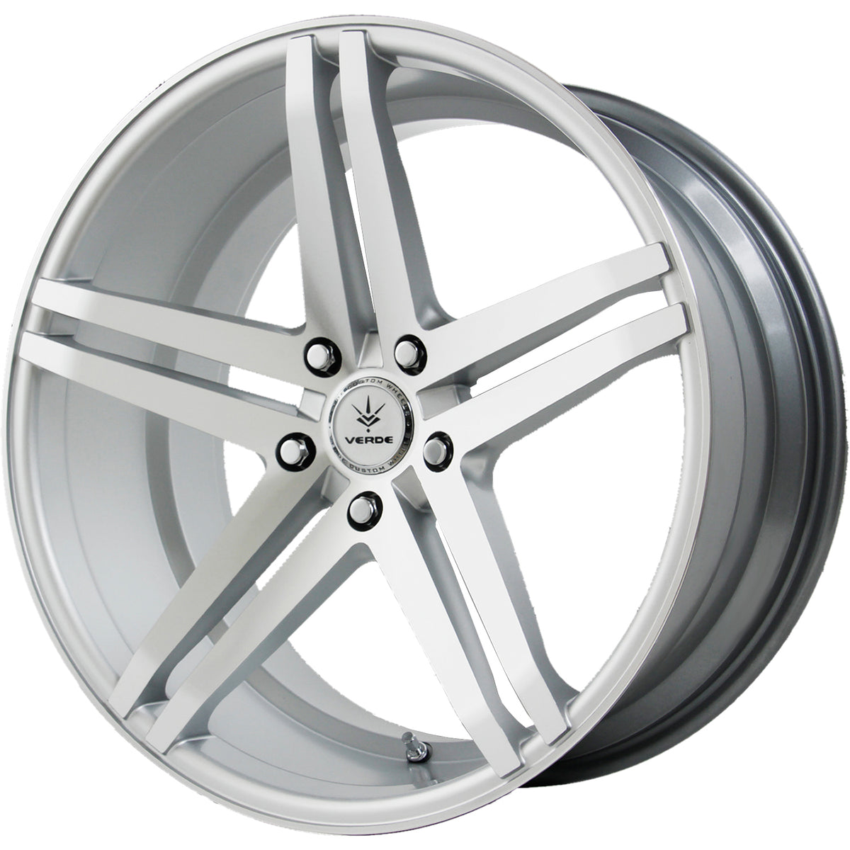 Verde Parallax Silver Machined Wheel