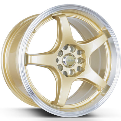 Versus Racing VS005 Gold Machined Wheel