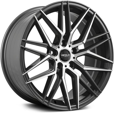 Versus Racing VS1121 Black Machined Wheel