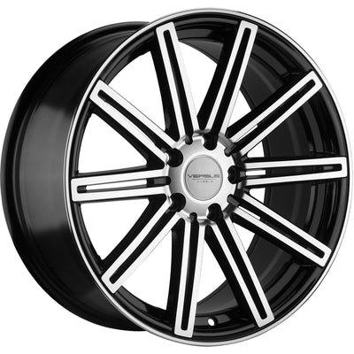Versus Racing VS170 Black Machined Wheel