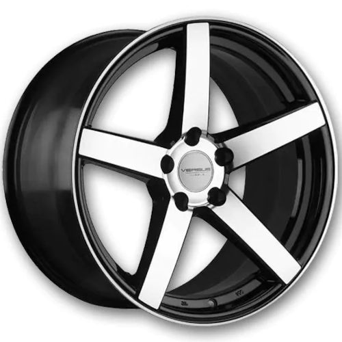 Versus Racing VS441 Black Machined Wheel